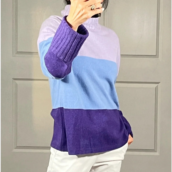 Marconi 2ply 100% cashmere turtleneck sweater size XL - Picture 3 of 10